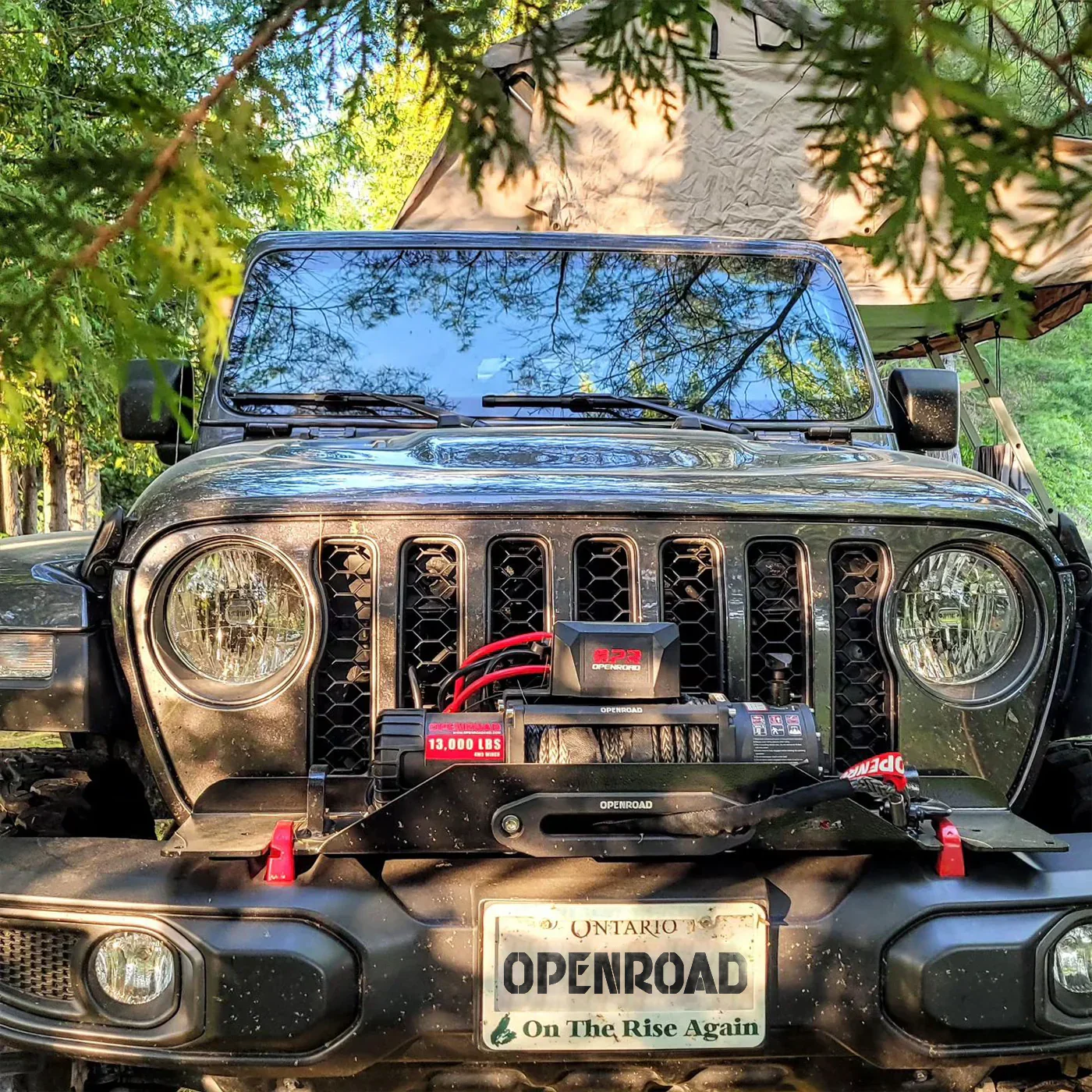 OPENROAD 13,000 lbs Winch with Synthetic Rope - Panther Series 2s - Image 15