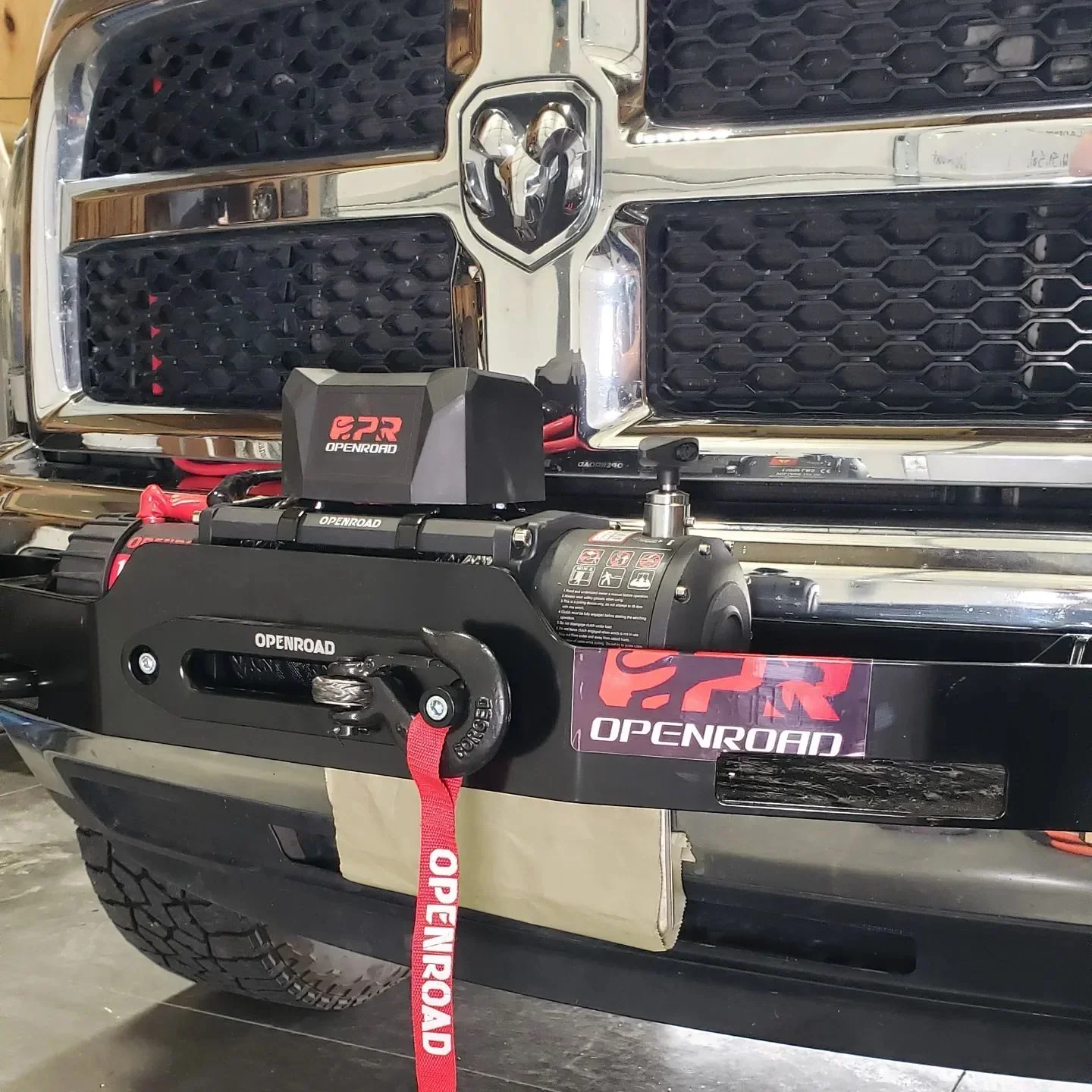 OPENROAD 13,000 lbs Winch with Synthetic Rope - Panther Series 2s - Image 16