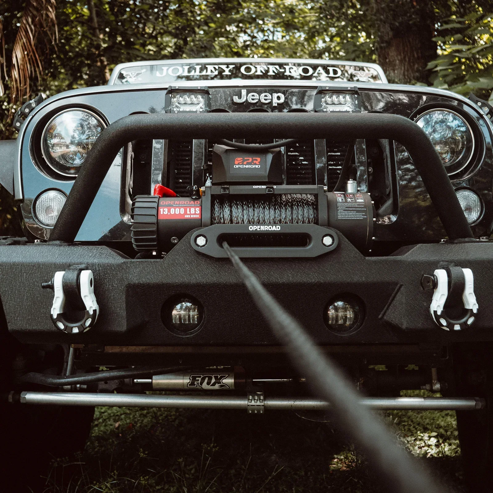 OPENROAD 13,000 lbs Winch with Synthetic Rope - Panther Series 2s - Image 3