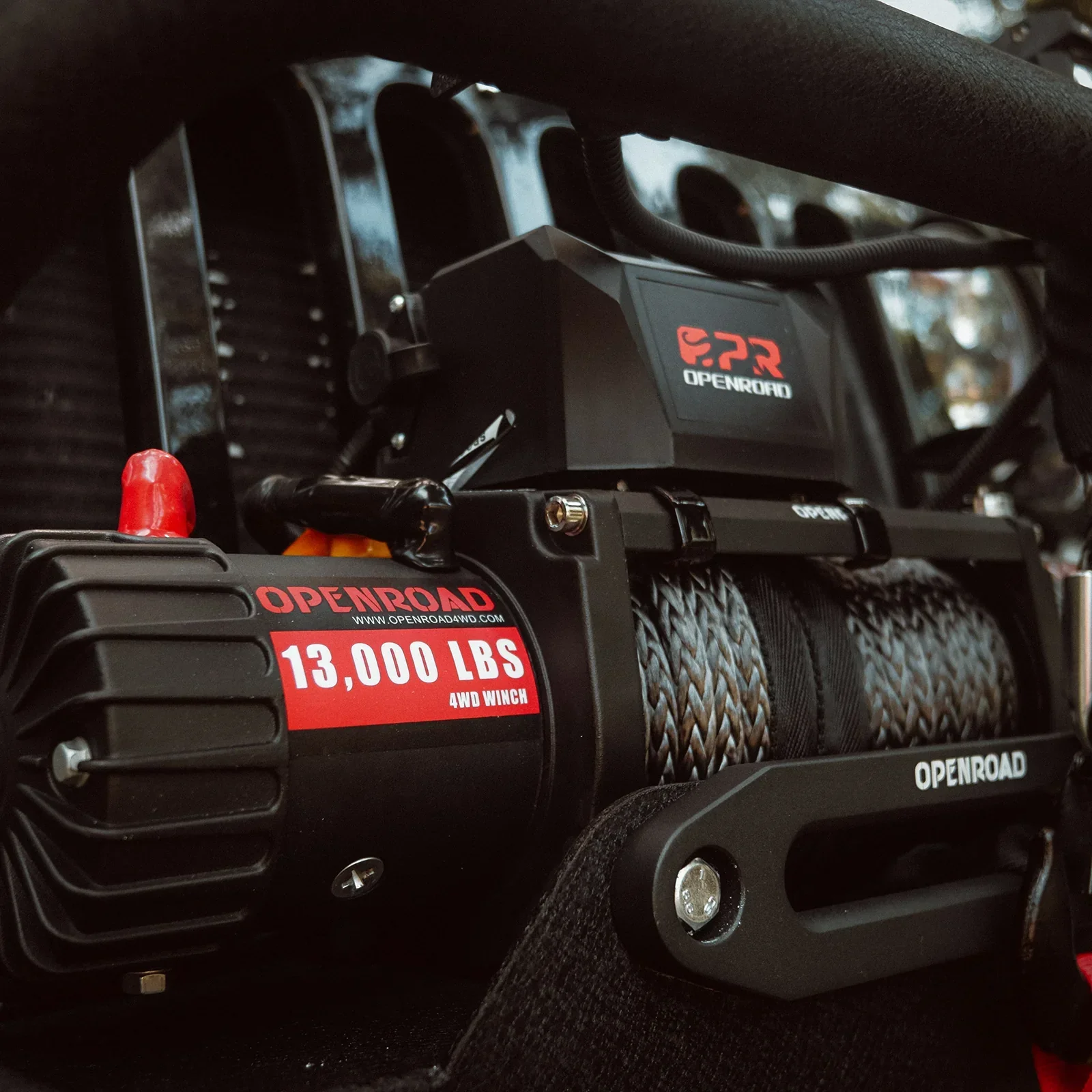OPENROAD 13,000 lbs Winch with Synthetic Rope - Panther Series 2s - Image 5