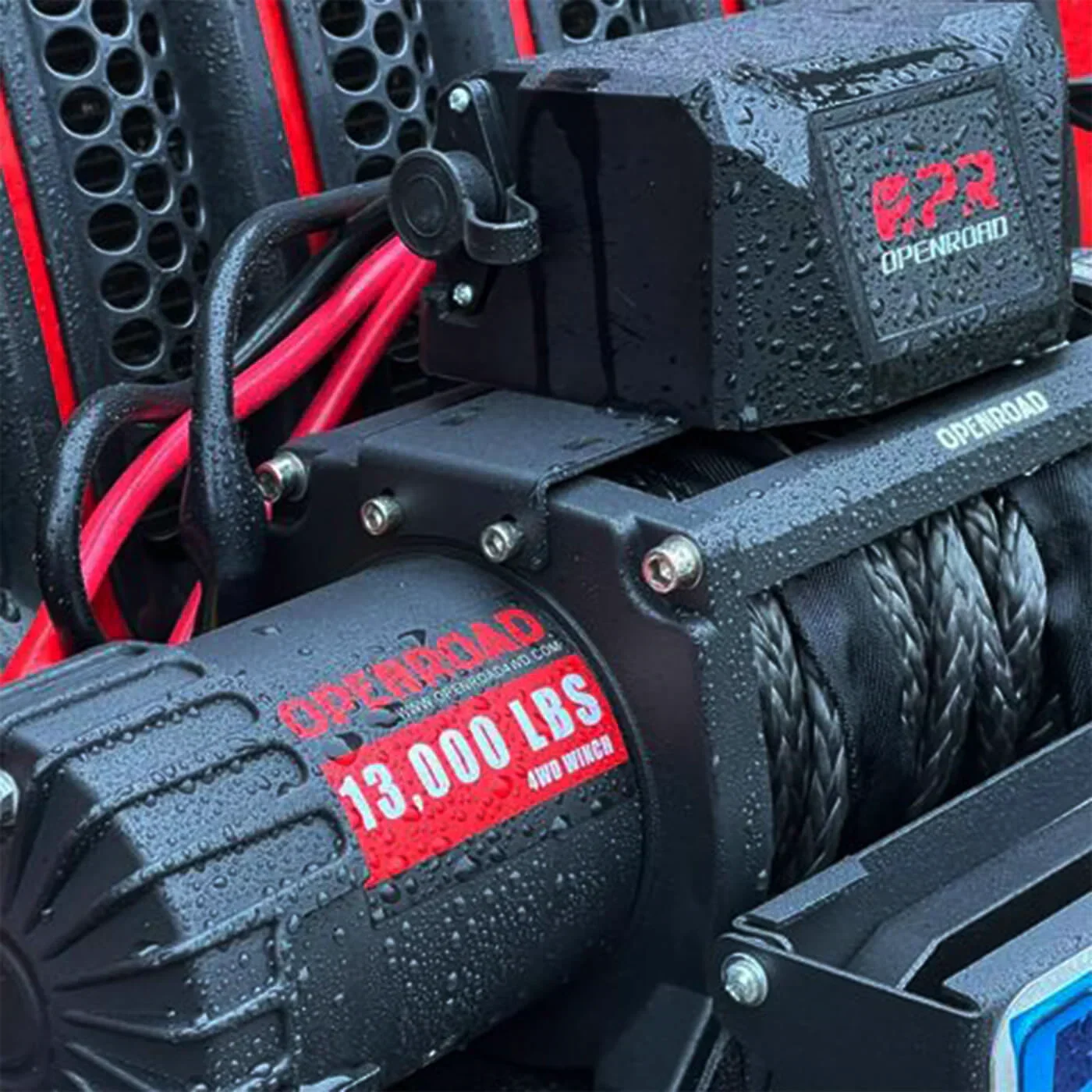 OPENROAD 13,000 lbs Winch with Synthetic Rope - Panther Series 2s - Image 6