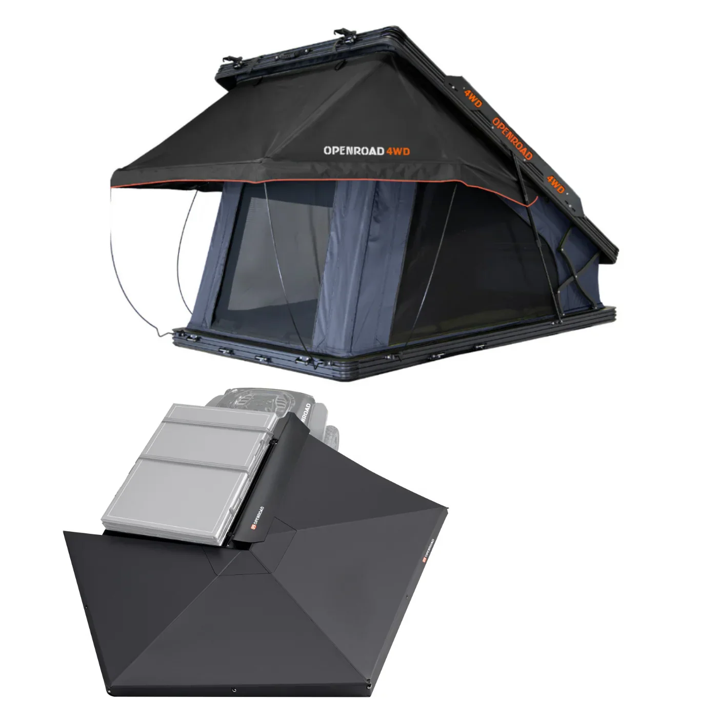 OPENROAD Aluminum Hard Shell Roof Top Tent-PeakRoof LT Series - Image 24
