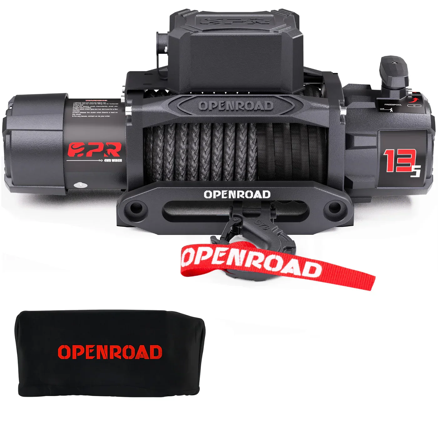 OPENROAD 13,500lbs electric winch with Synthetic Rope - Panther Series 3S - Image 12