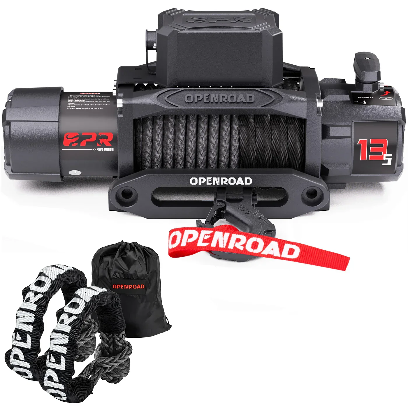 OPENROAD 13,500lbs electric winch with Synthetic Rope - Panther Series 3S - Image 14