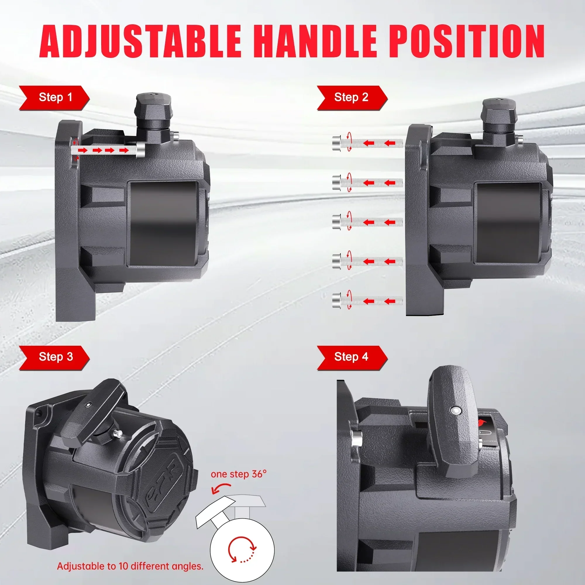 OPENROAD 12,000lbs Electric Winch with Synthetic Rope-Panther Series 3S - Image 6