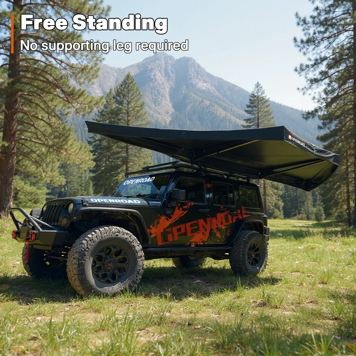 OPENROAD 180° Free Standing Awning Bundle (2 Units) - Image 3