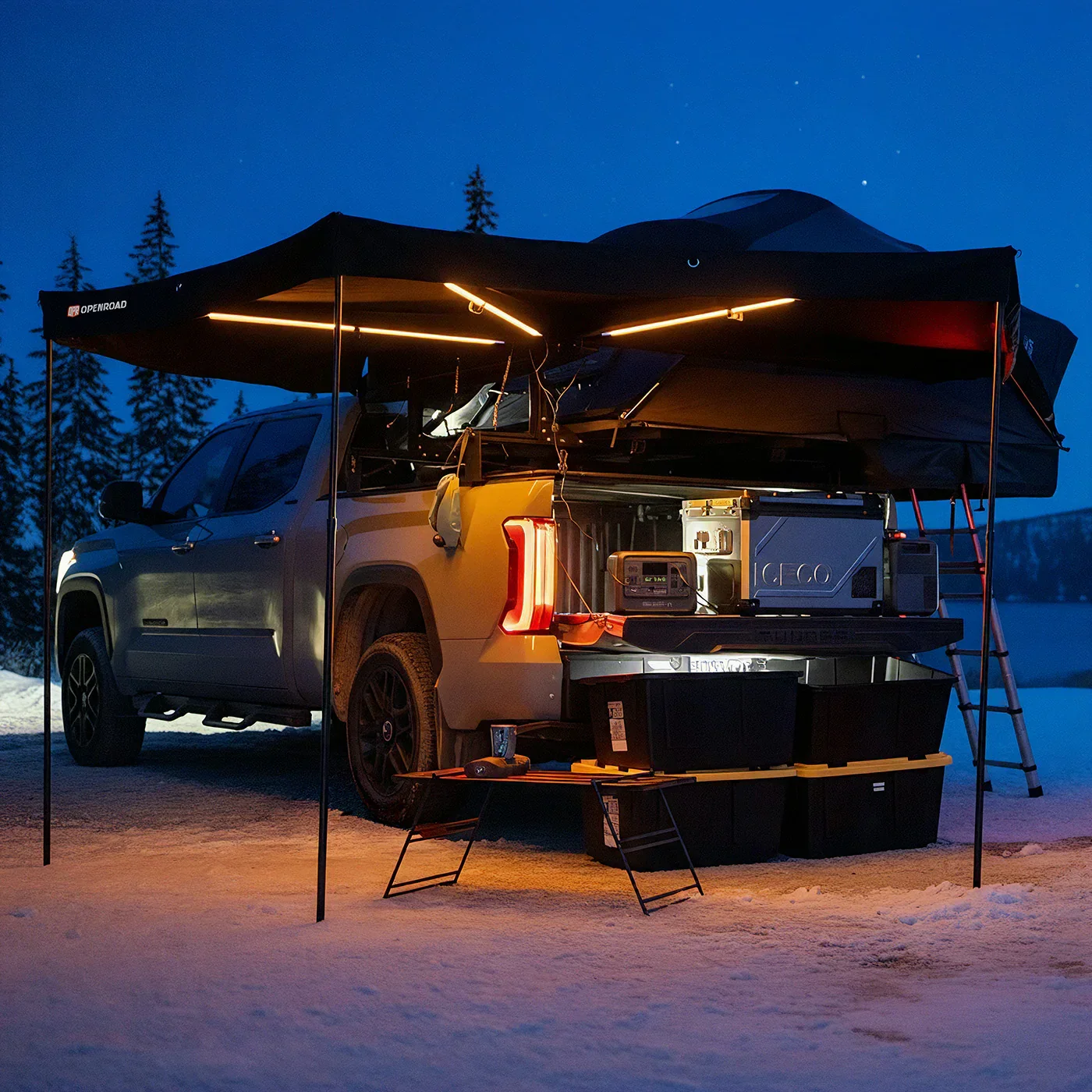 OPENROAD 270 Free Standing Awning with 13,500lbs electric winch - Image 6