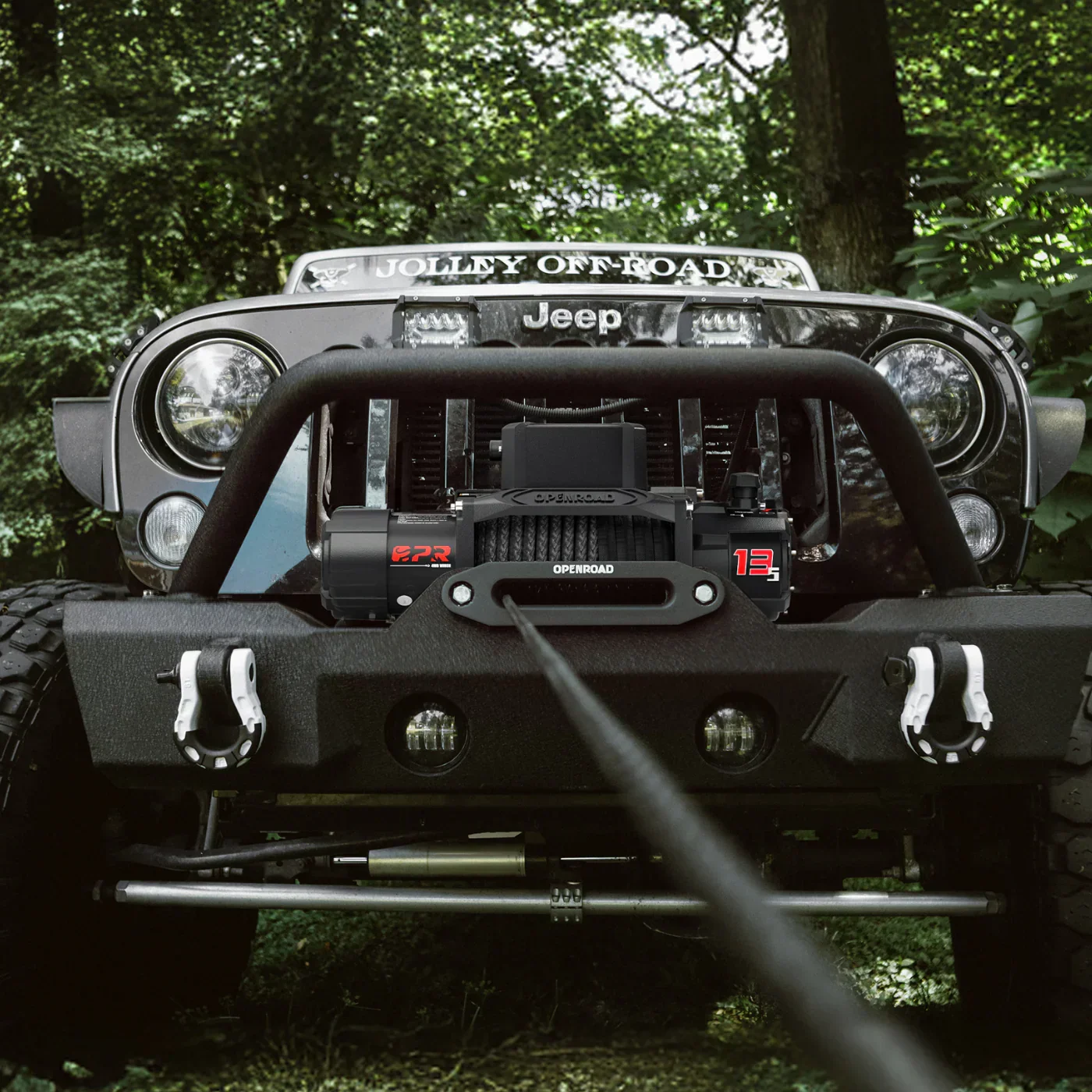 OPENROAD 13,500lbs electric winch with Synthetic Rope - Panther Series 3S - Image 11