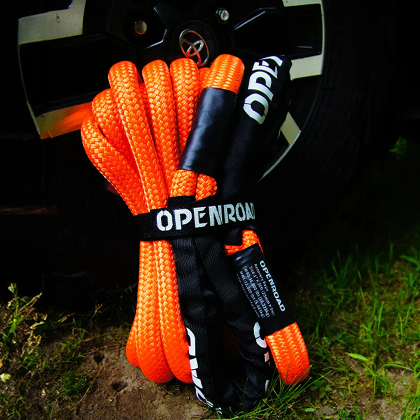 OPENROAD 1" x30' Kinetic Recovery Tow Rope (36,000lbs) - Image 7