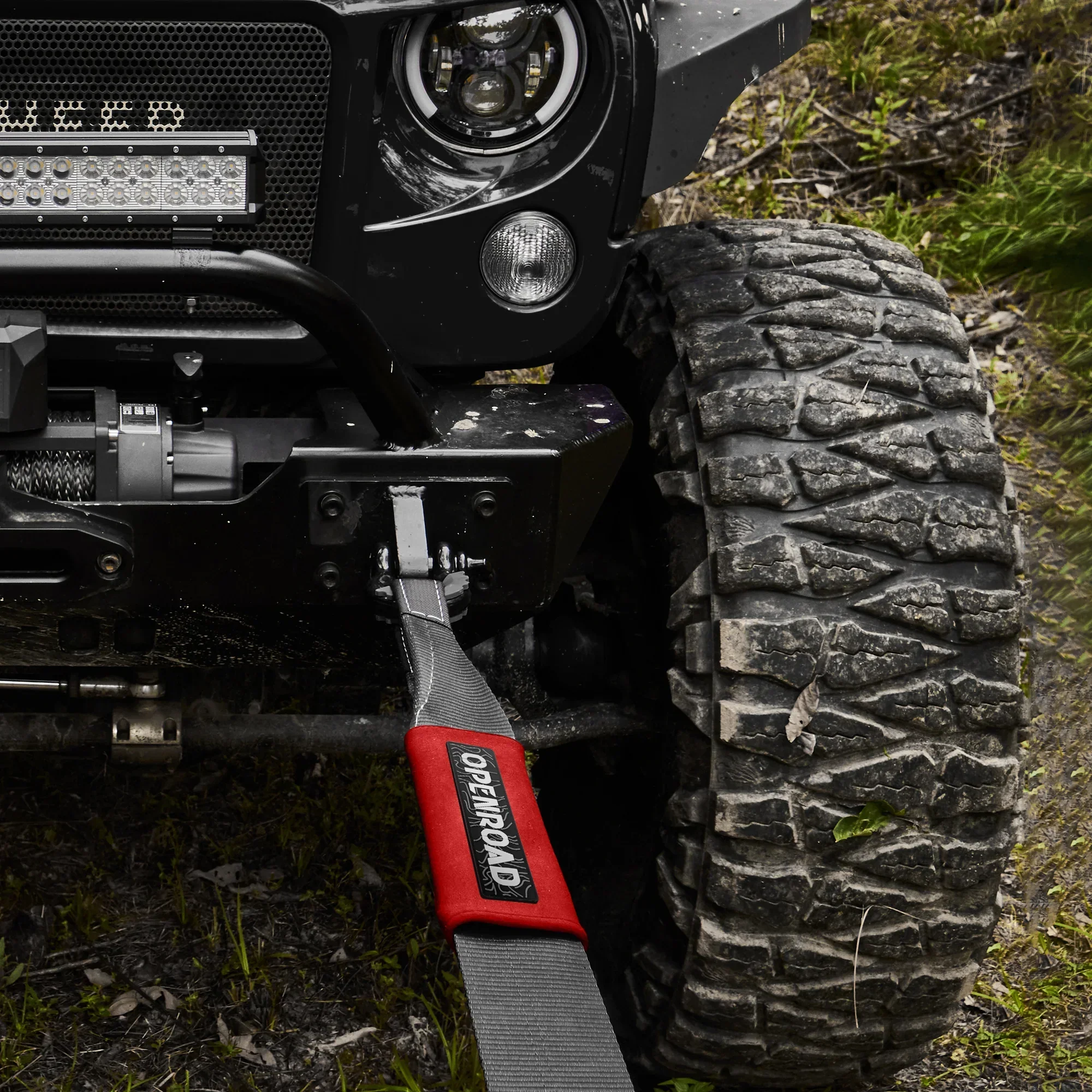 OPENROAD 4''x8' Break Strength 30,000 lbs Tree Saver Strap - Image 11