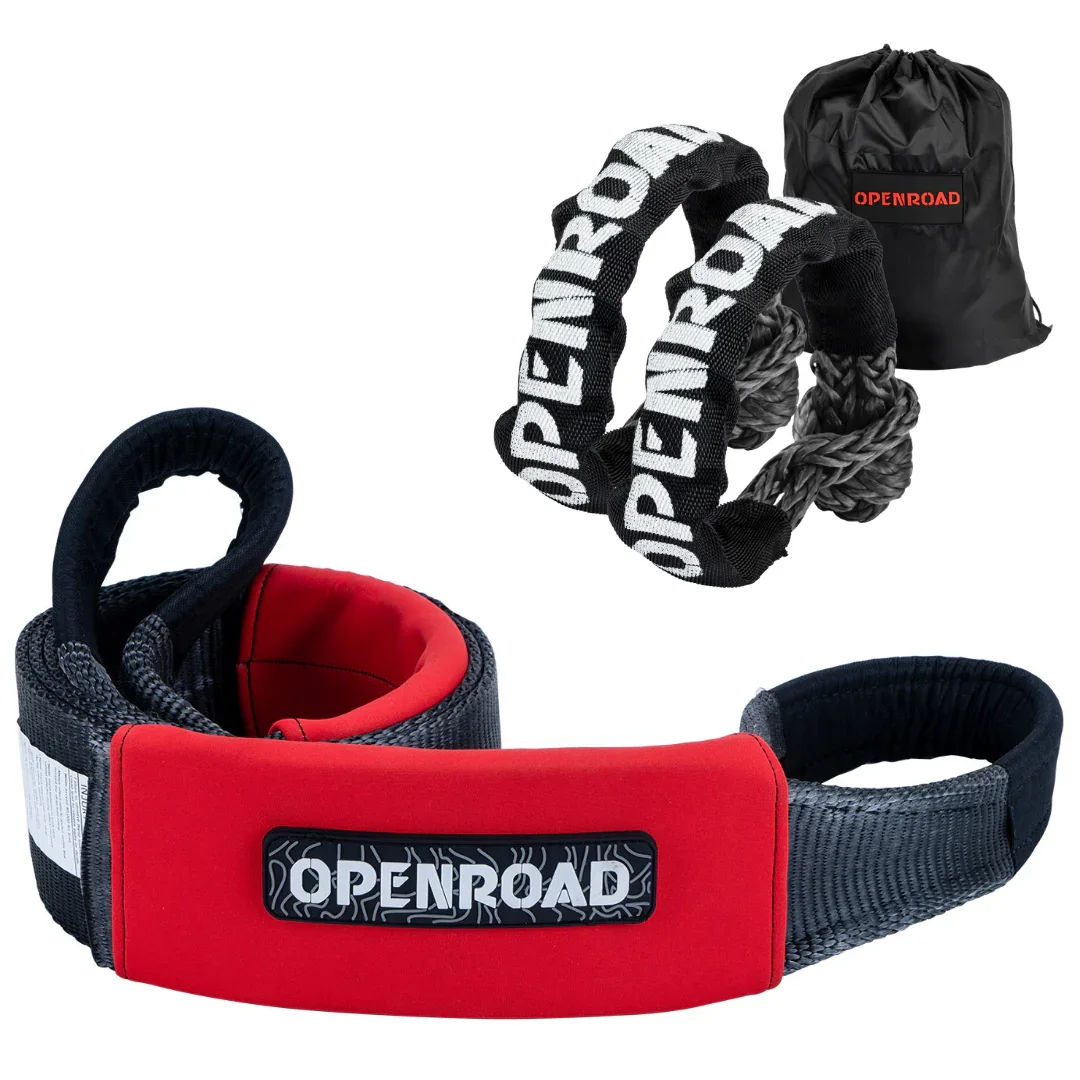 OPENROAD 4''x8' Break Strength 30,000 lbs Tree Saver Strap - Image 13