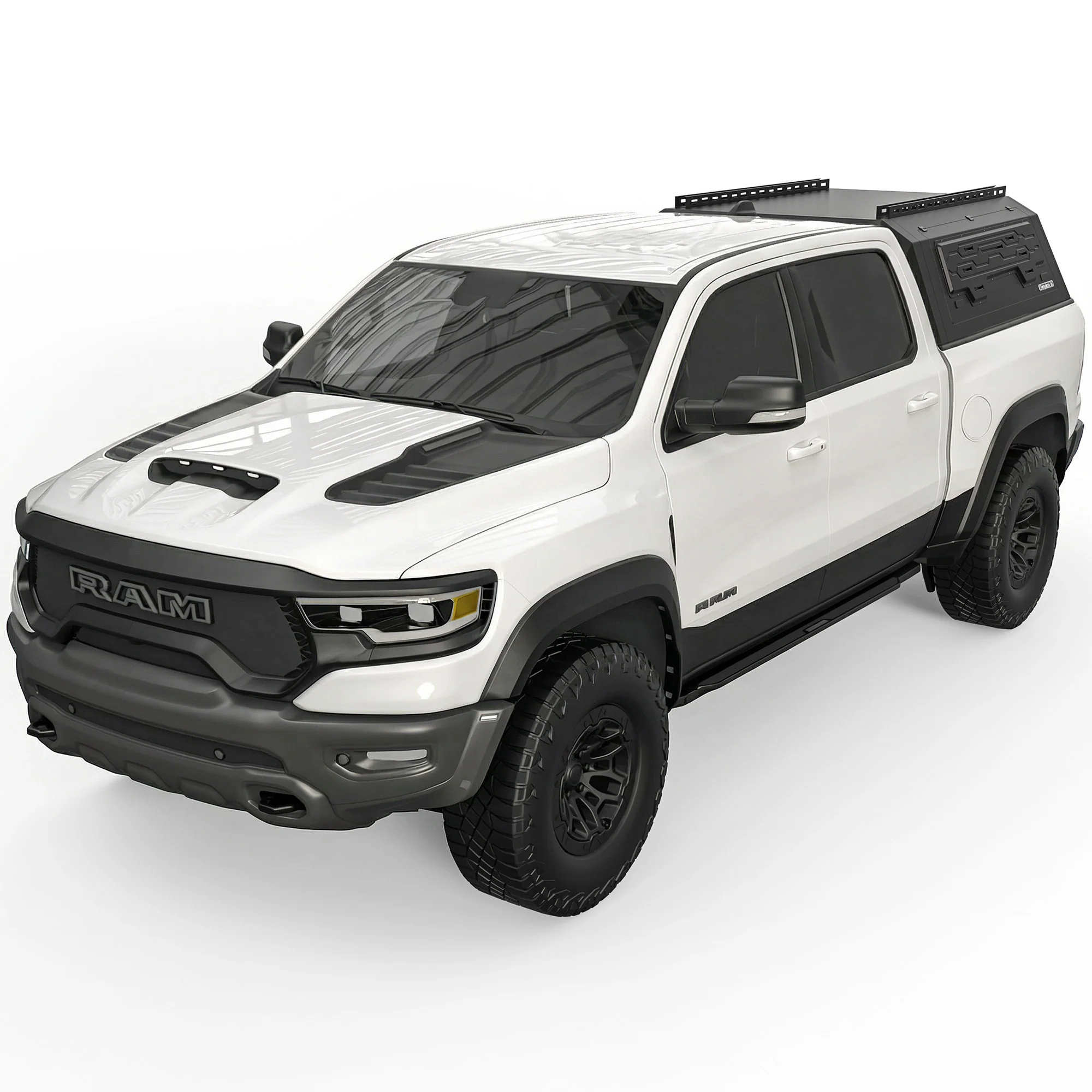 OPENROAD Aluminum Truck Cap for Dodge RAM 1500 DT (2019-2026) – 5.7ft Bed - Image 5