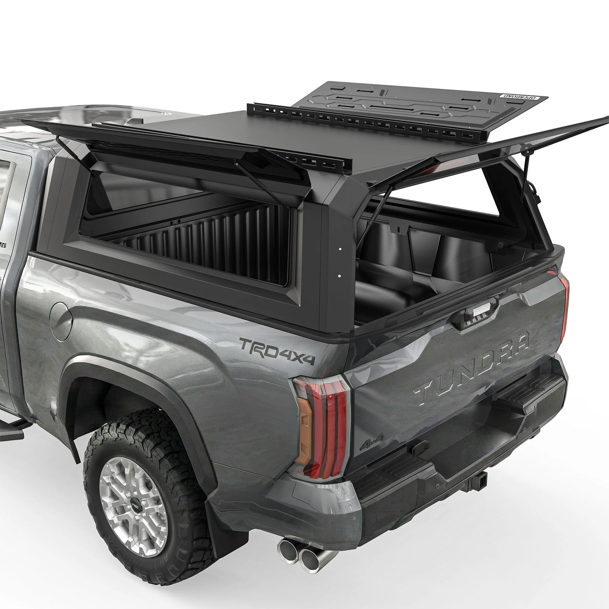 OPENROAD Aluminum Truck Cap for Toyota Tundra (2022-2026) – 5.5ft Bed - Image 3