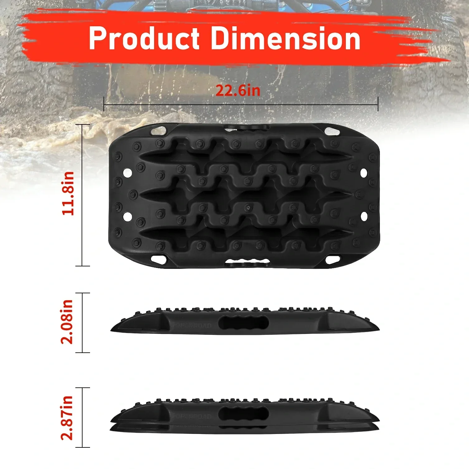 OPENROAD 5 Generation Off-road Recovery Traction Boards (2pcs) - Image 7