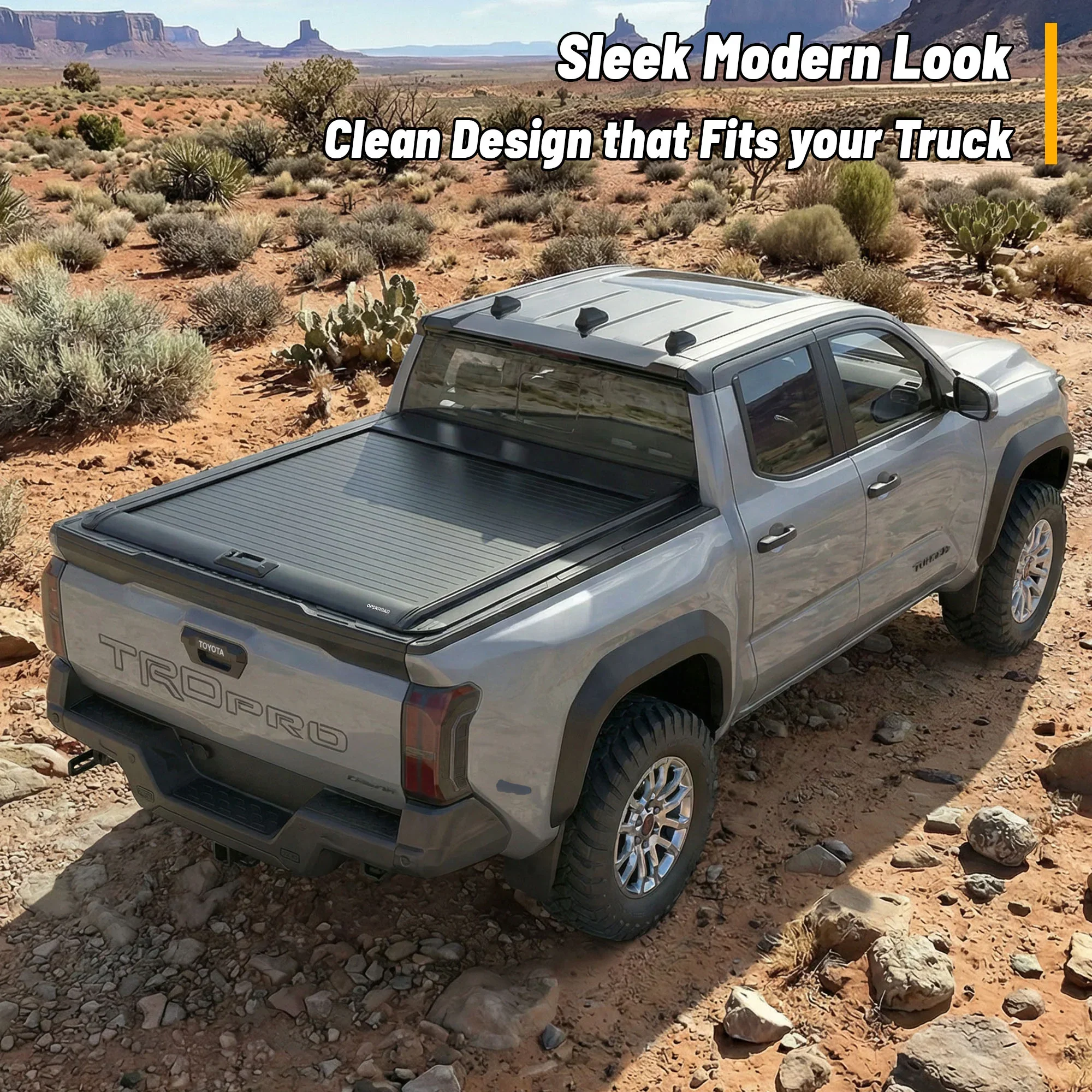 OPENROAD Aluminum Retractable Tonneau Cover - Image 14