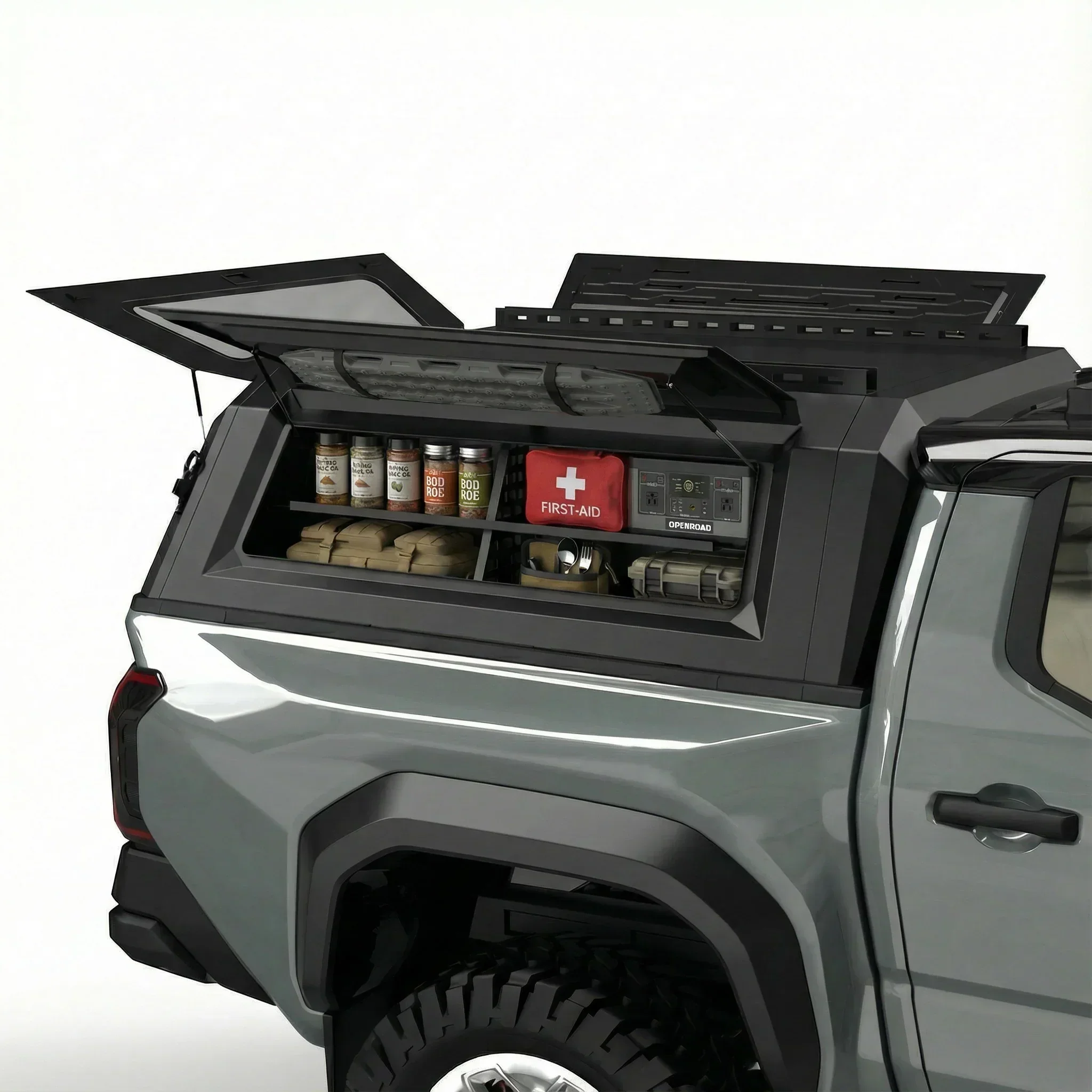 OPENROAD Aluminum Truck Cap with Three-Color Light - Image 9