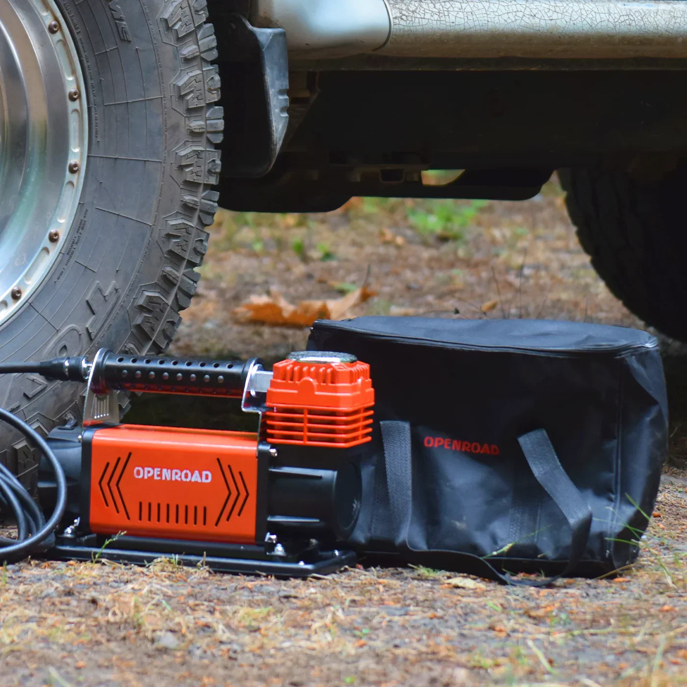 OPENROAD 12V Portable Inflator Air Compressor Heavy Duty, 5.65CFM Truck Tires Inflator, Offroad Air Compressor Kit for Car Tires 150PSI - Image 8