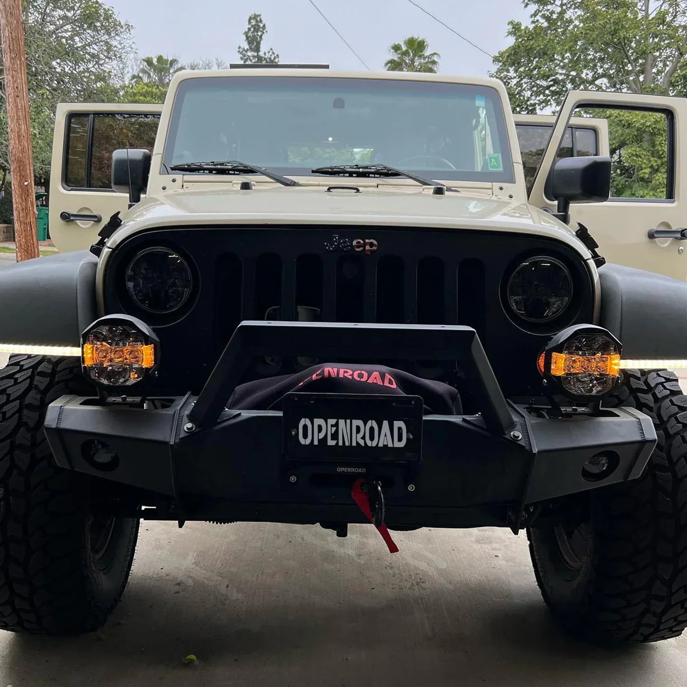 Winch Protection Cover Heavy Duty Waterproof Dust-proof Black Neoprene,Ideal for 2000-17500lbs - Image 3